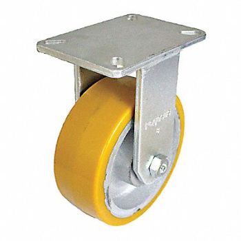 GRAINGER APPROVED Standard Plate Caster Rigid 2100 lb., 455T65
