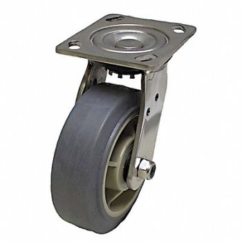 GRAINGER APPROVED Standard Plate Caster Swivel 350 lb., 454N33