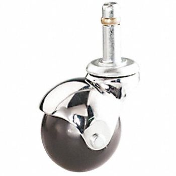GRAINGER APPROVED Friction-Ring Stem Caster, 454N48
