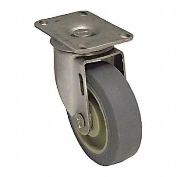 GRAINGER APPROVED Standard Plate Caster Swivel 325 lb., 455T53