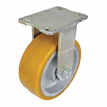 GRAINGER APPROVED Kingpinless Plate Caster Rigid 3000 lb., 455T84