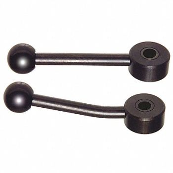 GRAINGER APPROVED Adjustable Handle M12 Steel, 454T37