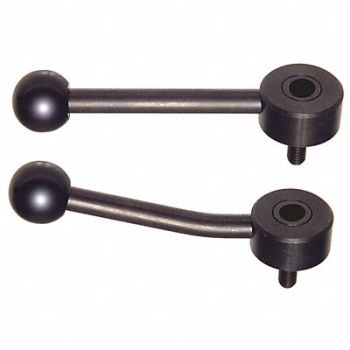 GRAINGER APPROVED Adjustable Handle M12 Steel, 454T42