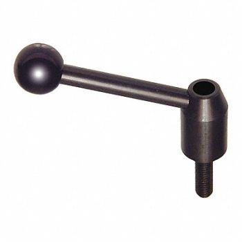 GRAINGER APPROVED Adjustable Handle M16 Steel, 454T55