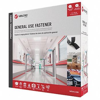 VELCRO BRAND Reclosable Fastener Hook-and-Loop, 454X12