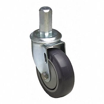 GRAINGER APPROVED Gen Purpose Friction-Ring Stem Caster, 454Y14