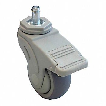 GRAINGER APPROVED Maintenance-Free Fric-Ring Stem Caster, 454Y39