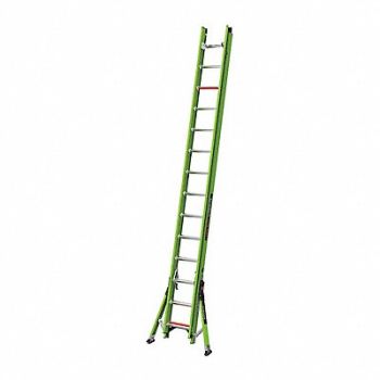 LITTLE GIANT Extension Ladder 375 lb Load Capacity, 455C61
