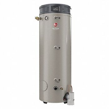 RHEEM Commercial Gas Water Heater 100 gal, 455C75