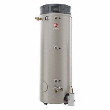RHEEM Commercial Gas Water Heater 100 gal, 455C84