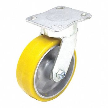 GRAINGER APPROVED Kingpinless Plate Caster Swivel 1760 lb., 455T58