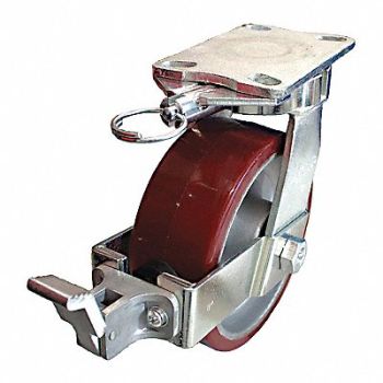 GRAINGER APPROVED Kingpinless Plate Caster Swivel 2550 lb., 455T68