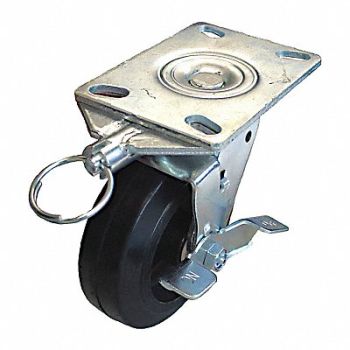 GRAINGER APPROVED Standard Plate Caster Swivel 410 lb., 455T70