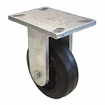 GRAINGER APPROVED Standard Plate Caster Rigid 410 lb., 455T76