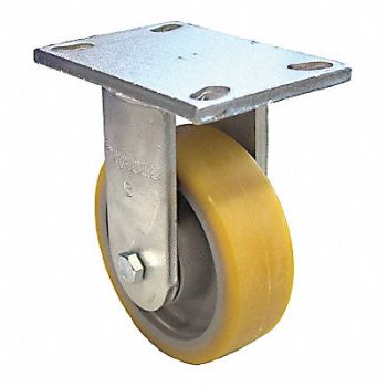 GRAINGER APPROVED Kingpinless Plate Caster Rigid 3525 lb., 455T83