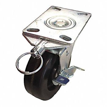 GRAINGER APPROVED Standard Plate Caster Swivel 800 lb., 455U02