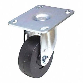 GRAINGER APPROVED NSF-Listed Plate Caster Swivel 200 lb., 455U18