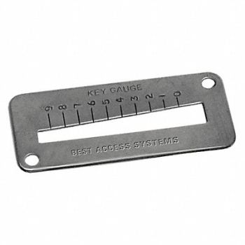 BEST Key Gauge Brass/Bronze/Steel Material, 455V63