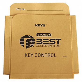 BEST Key Authorization Card Paper For Keys, 455W09