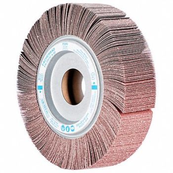 PFERD Flap Wheel Coated AO 8 in 80 Grit, 35ZF74