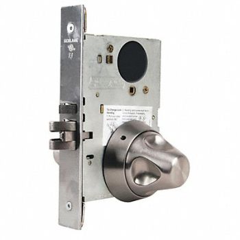 SCHLAGE Storeroom Lock SK1 Trim Stainless Steel, 457D09