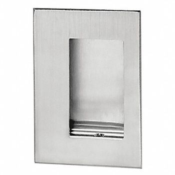 ROCKWOOD Flush Door Pull 3-1/2 W x 5 L, 457D31