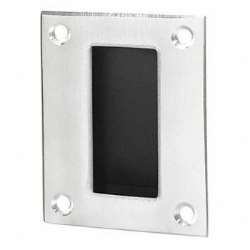 ROCKWOOD Flush Door Pull 4 W x 5 L, 457D32