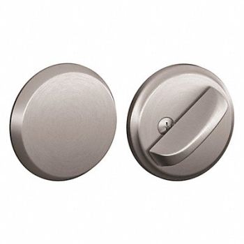 SCHLAGE RESIDENTIAL One-Sided Deadbolt Bright Chrome Finish, 457F92