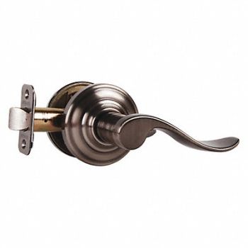 SCHLAGE RESIDENTIAL Lever Lockset Antique Nickel Passage, 457H09