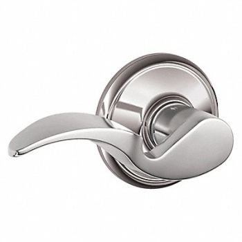 SCHLAGE RESIDENTIAL Door Lever Lockset Bright Chrome Passage, 457H18