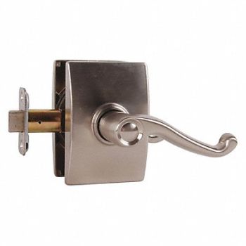 SCHLAGE RESIDENTIAL Door Lever Lockset Satin Nickel Passage, 457H40
