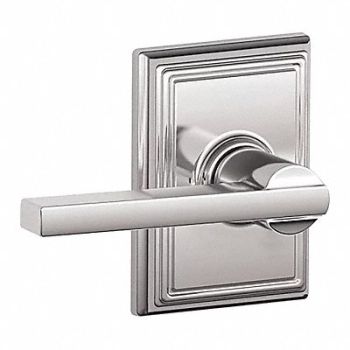 SCHLAGE RESIDENTIAL Door Lever Lockset Bright Chrome Passage, 457H47