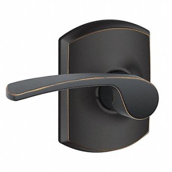 SCHLAGE RESIDENTIAL Lever Lockset Antique Bronze Passage, 457H59