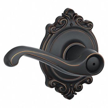 SCHLAGE RESIDENTIAL Lever Lockset Antique Bronze Privacy, 457K01