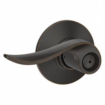 SCHLAGE RESIDENTIAL Lever Lockset Antique Bronze Privacy, 457K22