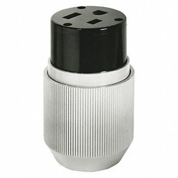 GRAINGER APPROVED Straight Blade Connector 2 Poles 3 Wires, 458L11