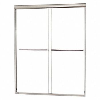 FOREMOST Shower Door Silver Dbl Slid 72 in, 458M55