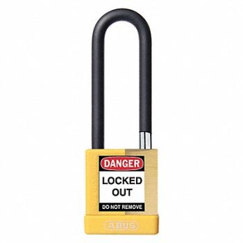 ABUS Keyed Padlock 3/4 W x 3 H Shackle, 459T82