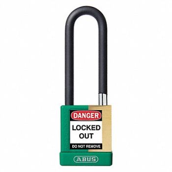 ABUS Keyed Padlock 3/4 W x 3 H Shackle, 459T83