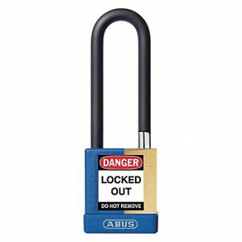 ABUS Keyed Padlock 3/4 W x 3 H Shackle, 459T84