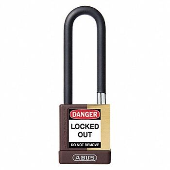 ABUS Keyed Padlock 3/4 W x 3 H Shackle, 459T85