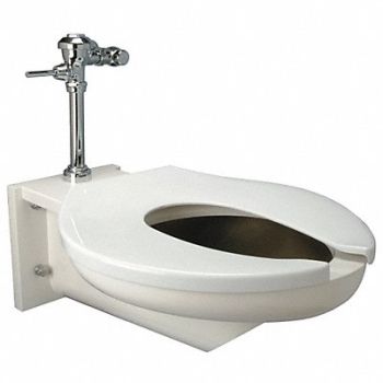 ZURN Flush Valve Toilet 7-1/4 Rough-In Wall, 46CD85