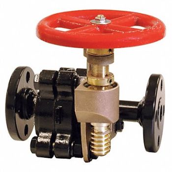 UNITED BRASS WORKS Gate Valve 2 in Flange Carbon Steel, 45A318