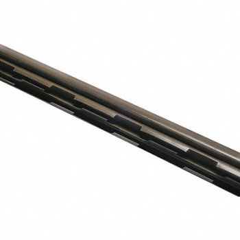 NATIONAL GUARD Door Shoe 36in.L 1-7/8in.W Notched, 45AA31