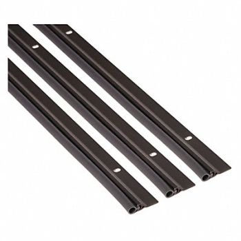 NATIONAL GUARD Weatherstrip 5/16in. Silicone Black, 45AD84