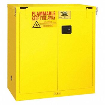 CONDOR Flammable Liquid Safety Cabinet 30 gal., 45AE86
