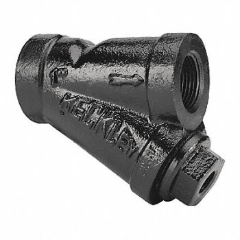 KECKLEY Y Strainer 3 1/4 H 20 mesh Cast Iron, 45AM21