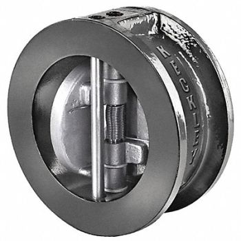 KECKLEY Wafer Check Valve Cast Iron 5 Flange, 45AM12