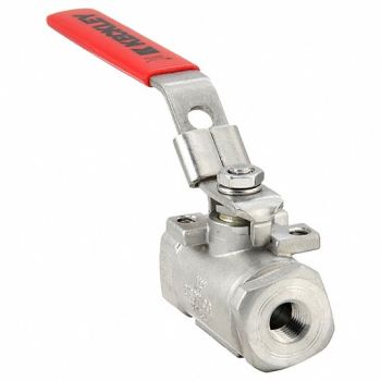 KECKLEY Ball Valve SS Seal Welded 1/4in 2160 CWP, 45AL07