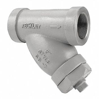 KECKLEY Y Strainer 12 H 0.062 Perf Carbon Steel, 45AM19